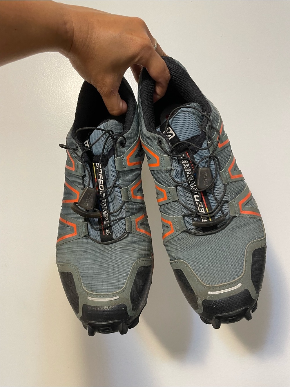 Salomon Men's Speedcross 4 Trail Running Shoes North Atlantic Black